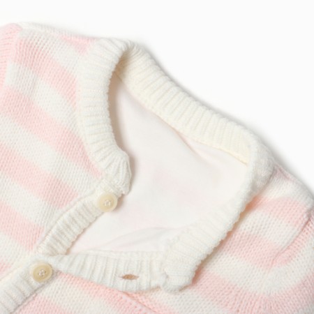 Combineson children, white/pink color, height 68 cm-1