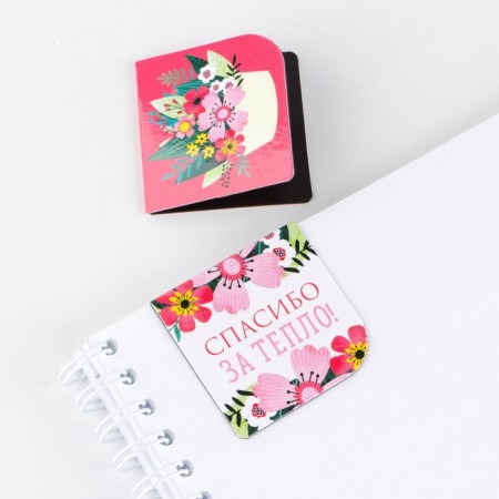 Magnetic bookmarks for books in the postcard "Favorite Educator", 4 pcs-4