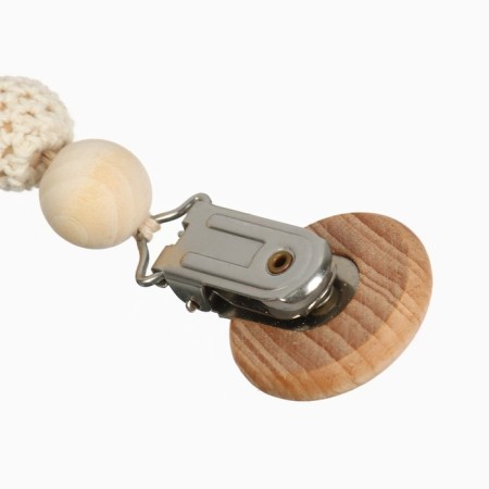 Holder for the nipple - dummies "Star", wooden-7