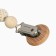 Holder for the nipple - dummies "Star", wooden