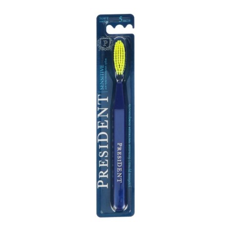 President Sensitive toothbrush Soft, 5 MIL, MIX