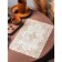 Openwork napkin for the table "Buttercup", 45 × 30 cm, the color of beige-brown