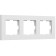 Frame for 3 posts SLAB (white matte) W0032961