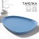 Ceramic non -standard ceramic plate "Blue", 20 x 15 cm, blue color