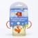 Children's jacket with hard -spout “Foxes. Mothers and babies ", 150 ml., With pens, orange color