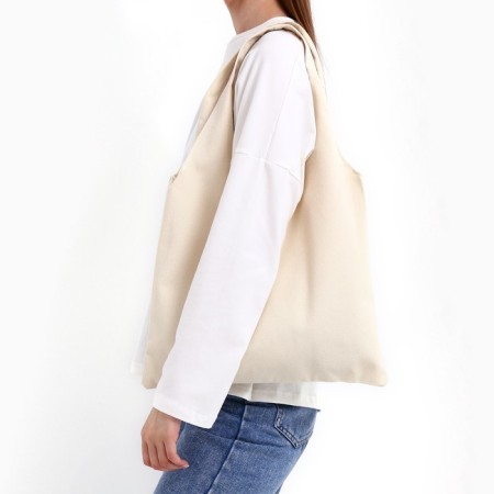 Shopper bag, 40x35cm, beige color-8