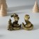 Souvenir Polystone "Golden Snake" mix 3x3x5 cm