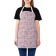 Apron kitchen with a photo print "Vanilla Rainbow", adjustable, size OS