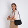 Bag Cross-Bodi with a zipper, black color