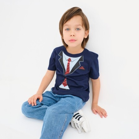 T-shirt Children's KAFTAN "costume 2", blue, height 110-116 (32)-3