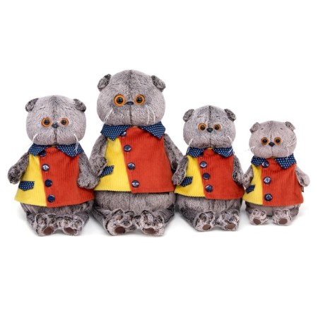 Soft toy "Basik in a velvet vest", 19 cm-3