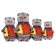 Soft toy "Basik in a velvet vest", 19 cm