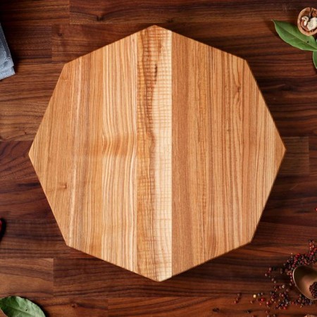 Menzhitsa wooden "Classic", with a cutting board, d = 35 cm, an array of ash-1