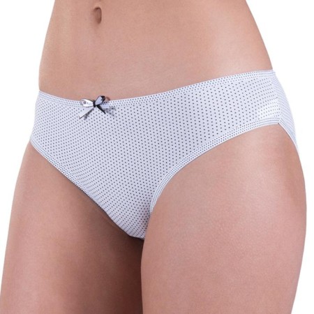 Cowards female slips, white color in peas, size 42-44 (m)