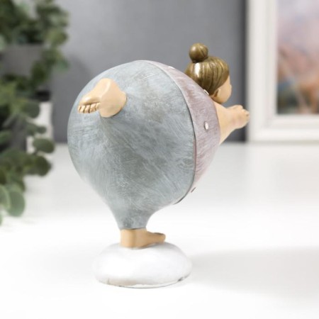 Souvenir Polystone "Pyschochka - Asana" 13x8.5x15 cm-3