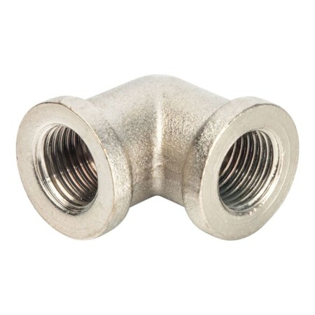 STOUT SFT-0014-000014, 1/4 ", internal/internal thread, nickelled brass