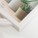 Photo frame plastic in 3 photos 10x15 cm "Rose in the leaves" white 40x21.5 cm
