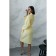 Frequency bathrobe, size 46, yellow color