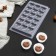 Form for chocolate and sweets "heart", 18 cells, 22 × 11 cm, transparent color