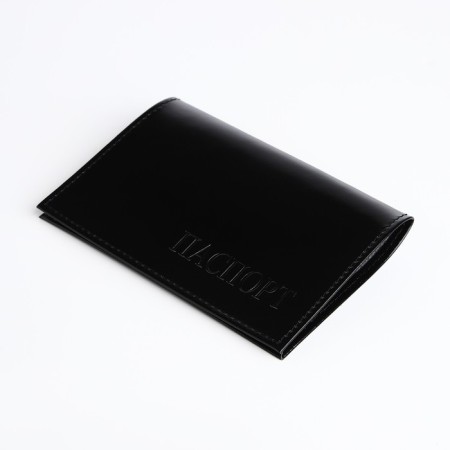 Cover for passport, black color-2