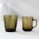 Dining Basilico set, 30 objects, brown color