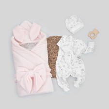 Kinderlitto Rabbits, 4 items, height 50-56 cm, pink color