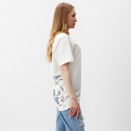 T -shirt female, milk color, size 46-2