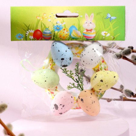 Decorative Easter suspension "Eggs" 12 × 12 × 3 cm-2