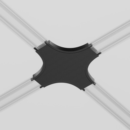 The X-shaped power connector for the Technical tra084CX-11B, 11x11x0.7 cm, black color is black-4