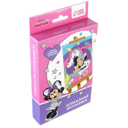 Diamond mosaic, 16x10.5 cm, Minnie Mouse and Unicorn-6