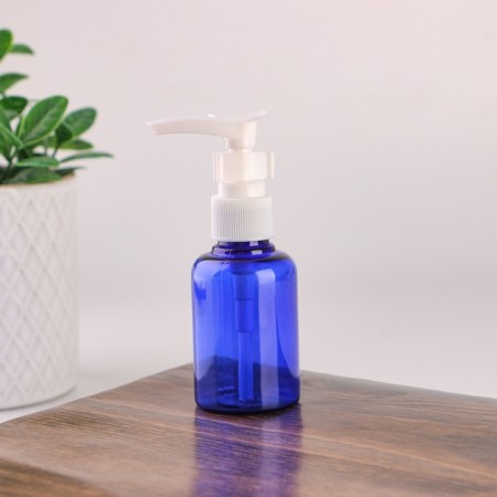 A bottle for storage, with a dispenser, 50 ml, blue/white color-2