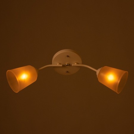 Causte "Online" (cylinder) 2x15W E27 Model: BR 00193 White/Transparent-2