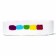 The bathtub "cloud", white-pink, rainbow, 150 g