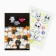 Ring 3 pcs with a tattoo "Be the most beautiful" 8 x 12 cm