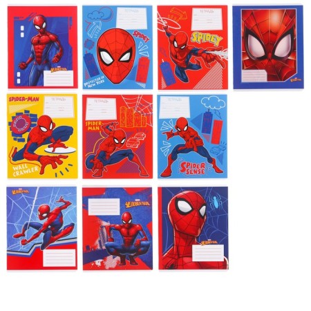 A set of first grader in the folder, spider-man, 40 items-65