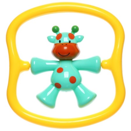 Rattle "giraffes" is turquoise color, crush me-1