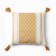 Decorative pillowcase "Ethel" Scandil 45x45 cm mustard, polyester
