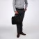 Male bag, black color