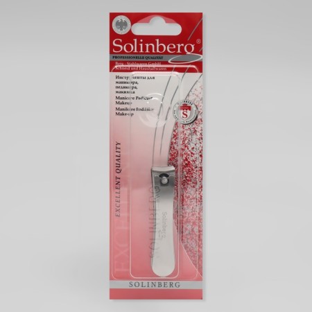 Kusachki-penniper manicure, 6 cm, on the blist, the color is silver matte, 3018s-2