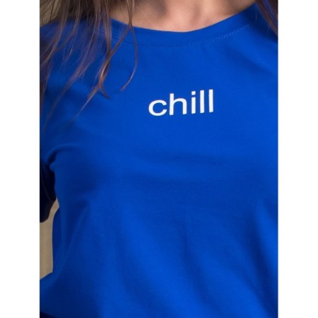 Female suit chill, size 50, cornflower color-6