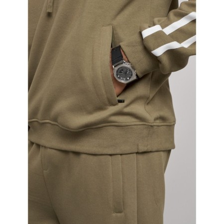 Men's tracksuit, size 56, khaki color-9