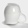 Black Porcelain Magistro Blanche, 1.6 liters, white color