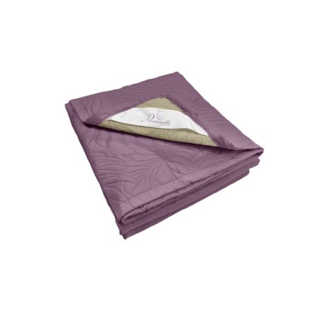 ARTI bedspread, size 140x200 cm, purple color-1