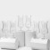 Universal cocktail set, 530 ml, crystal glass, 6 pcs