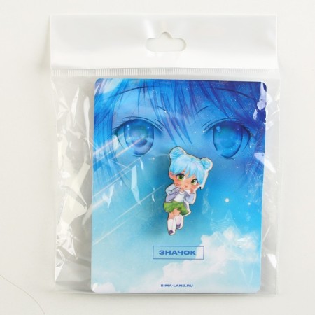 Wooden icon "cutie", anime, 2 x 3.7 cm-7