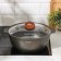 Granit Ultra (Original), 5 l, d = 28 cm, glass cover, anti-stick coating, black color, black