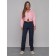 Sports female trousers, size 48, blue color