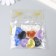 Decor for creativity plastic "Heart with faces" Brill set 10 pcs mix 2.1x1.7x0.7 cm