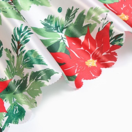 The tablecloth "SHRISTMAS FLOWERS" 145x180 cm, 100% p/e-1