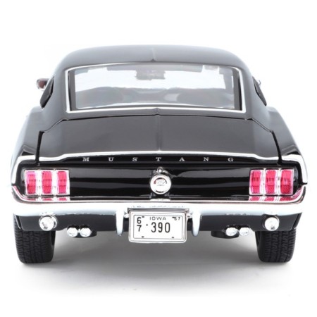 MASTO DIE-CAST 1967 Ford Mustang Fastback, 1:18, the color is dark green-3